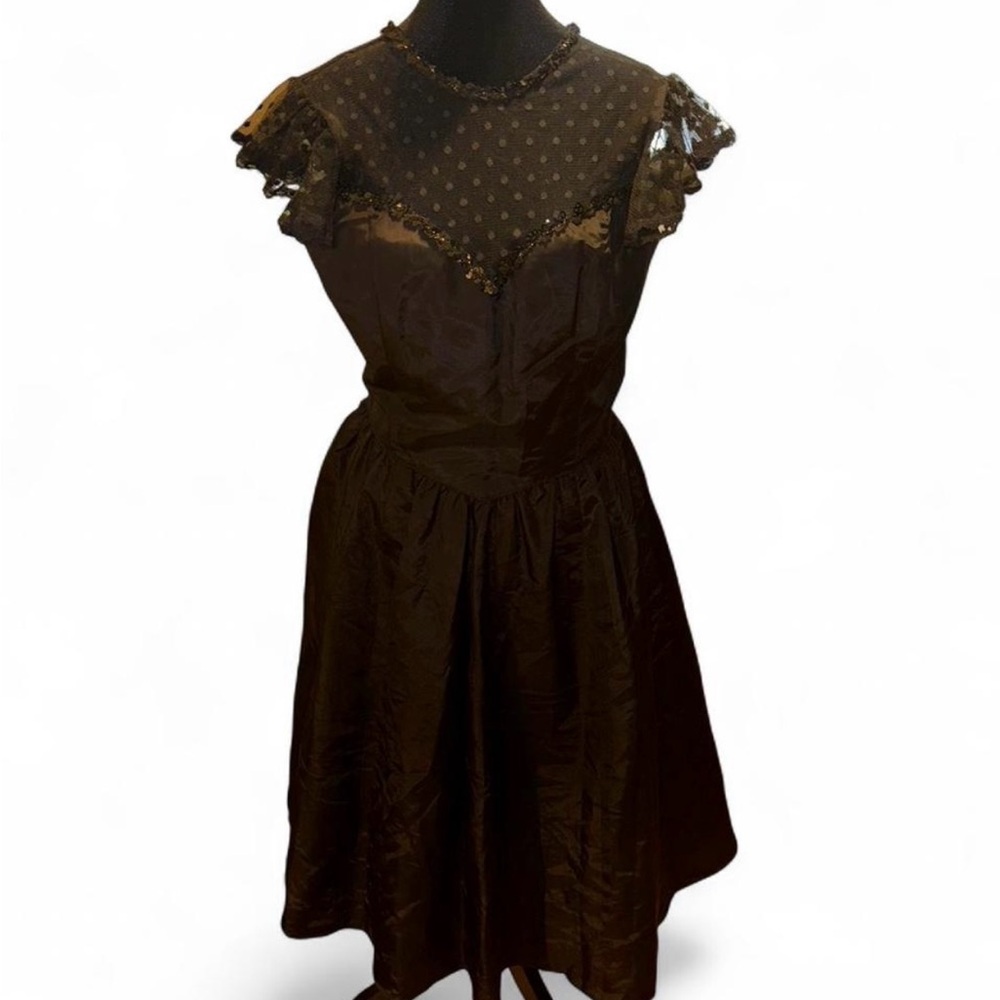 Gunne Sax True Vintage Black Dress